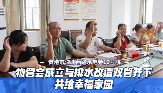 物管會(huì)成立與排水改造雙管齊下，共繪幸福家園！